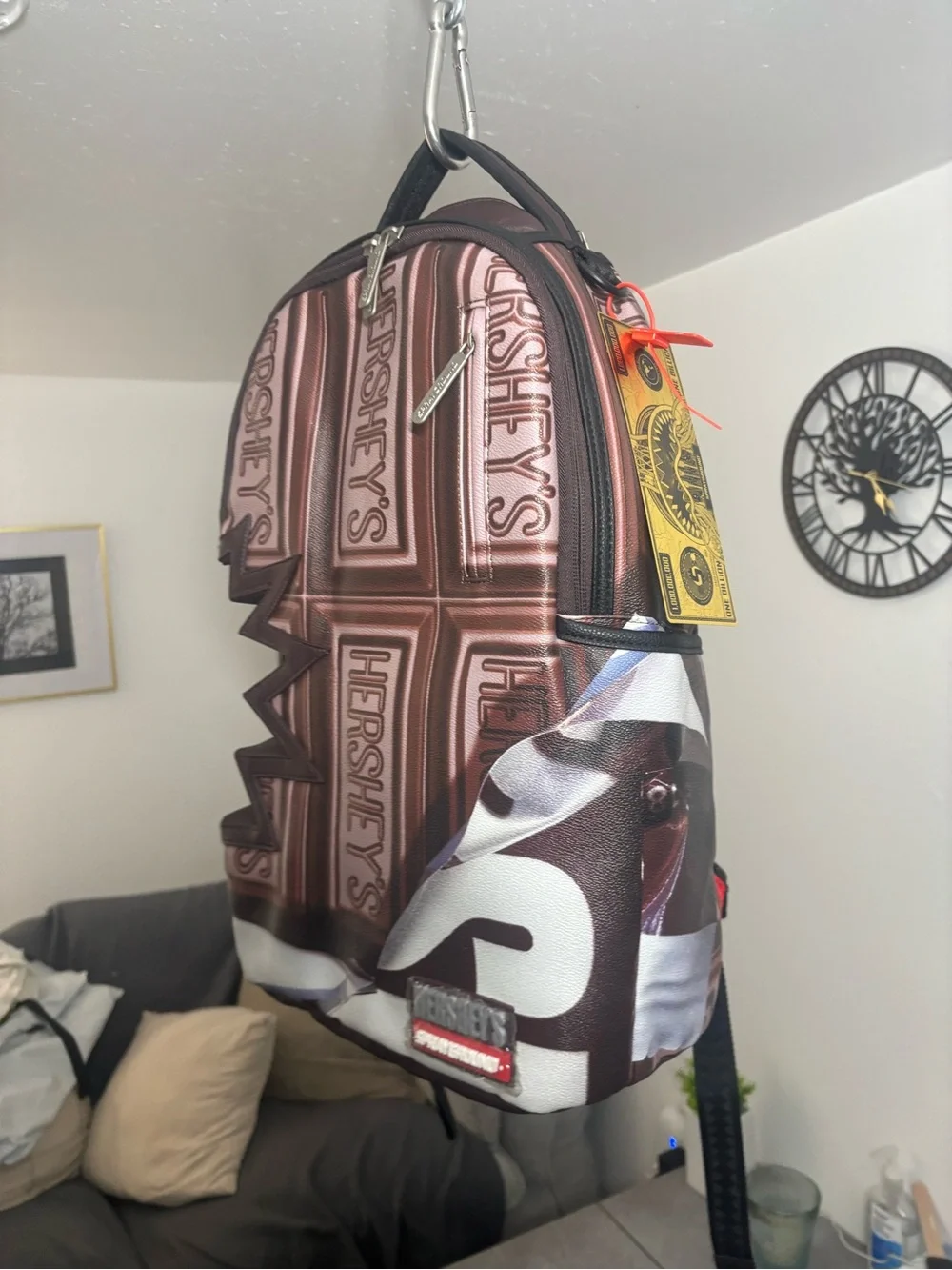 NWT Sprayground Hershey’s Shark Bite Backpack- Limited Edition- Brown